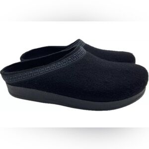 Stegmann Men's Wool Clogs Poly Sole Black Size 12